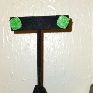 Green Gemstone set in gold